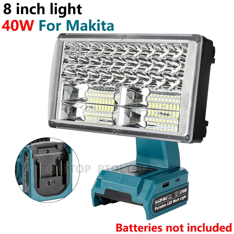 LED work light for Makita 18V batteries – image 14
