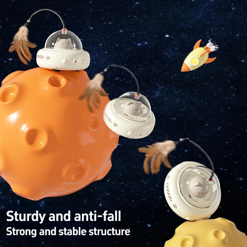 UFO Smart Teaser Cat Toy by Snagg A Toy