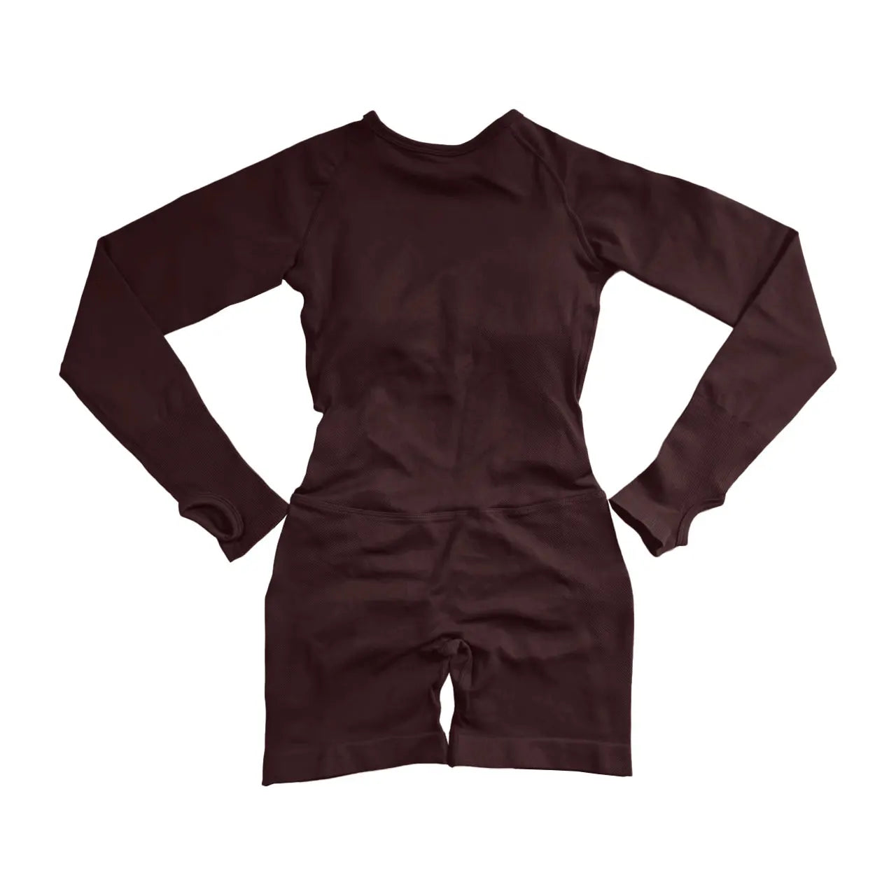 Women's Long Sleeve Backless Yoga Jumpsuit | Seamless One-Piece High-Impact Gym Fitness Playsuit