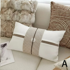 Geometric Coffee Cushion Cover by Snagg A Cushion Cover