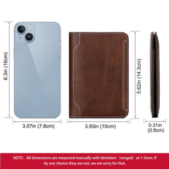 Genuine Leather RFID Passport Holder by Snagg It Wallet