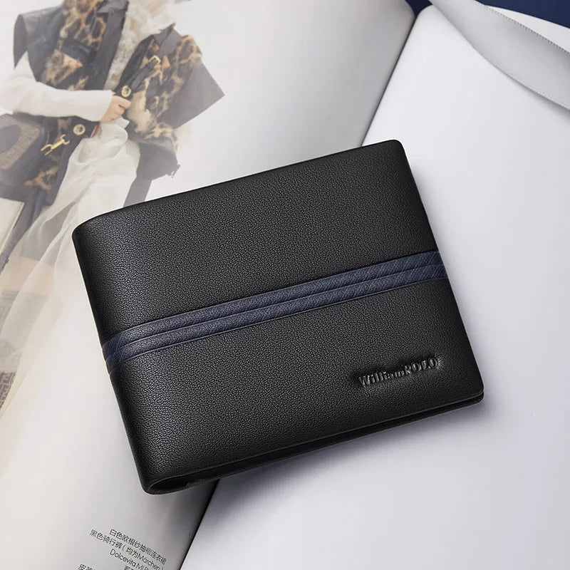 Luxury Men’s Short Leather Wallet