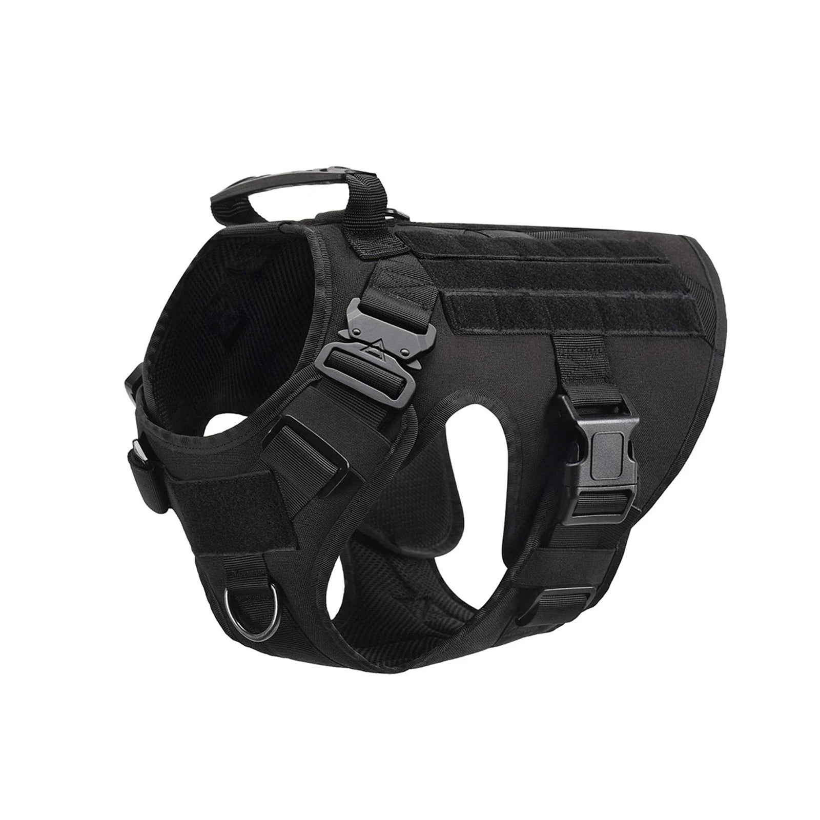 Tactical Dog Harness with MOLLE Pouches – Training Vest for Medium & Large Dogs, German Shepherd