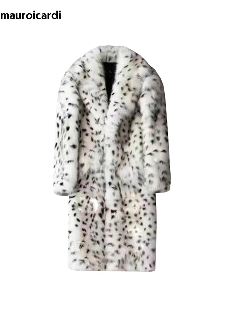 Winter Chic Long Faux Fur Coat by Snagg A Coat