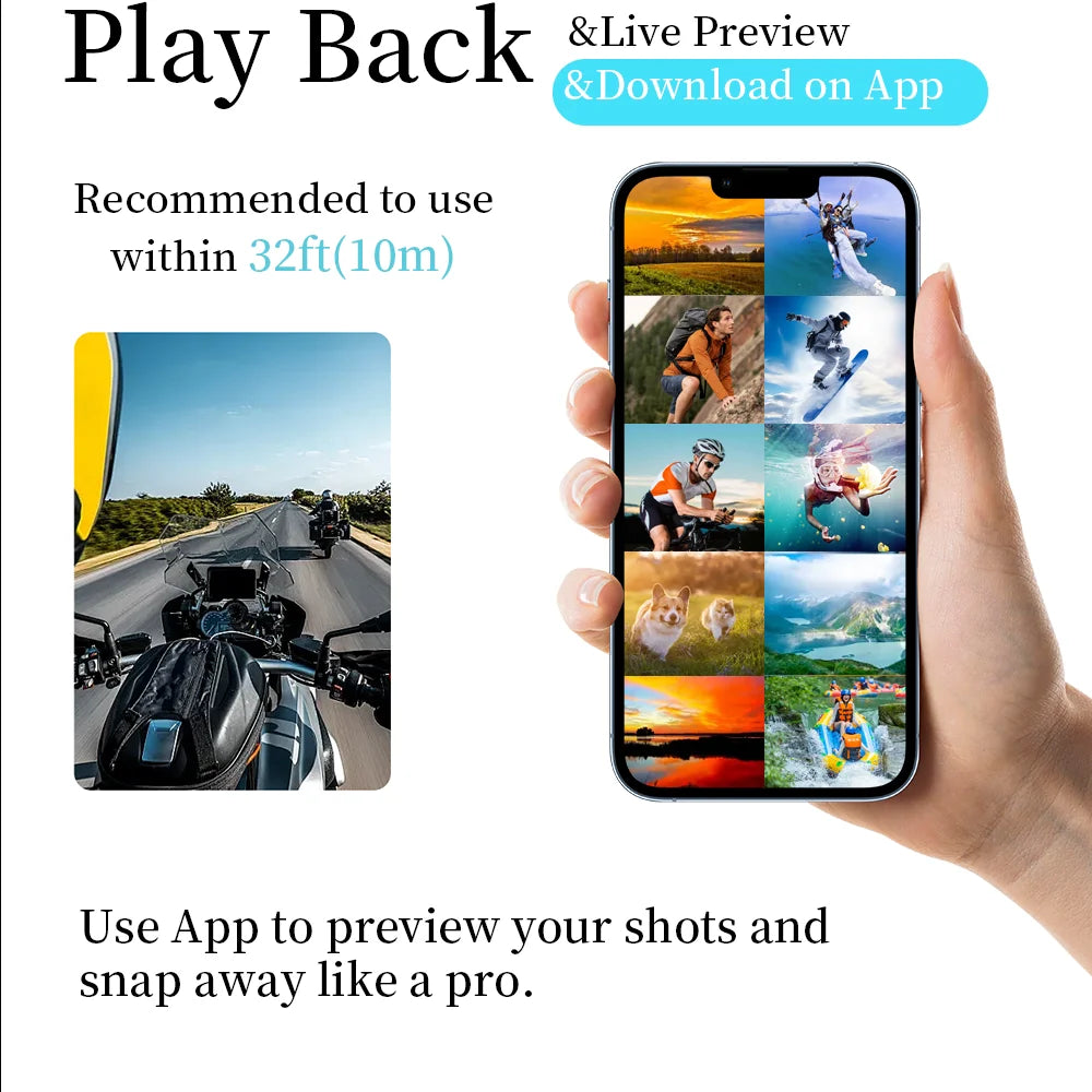 4K UHD Mini Action Camera by Snagg A Portable Camera