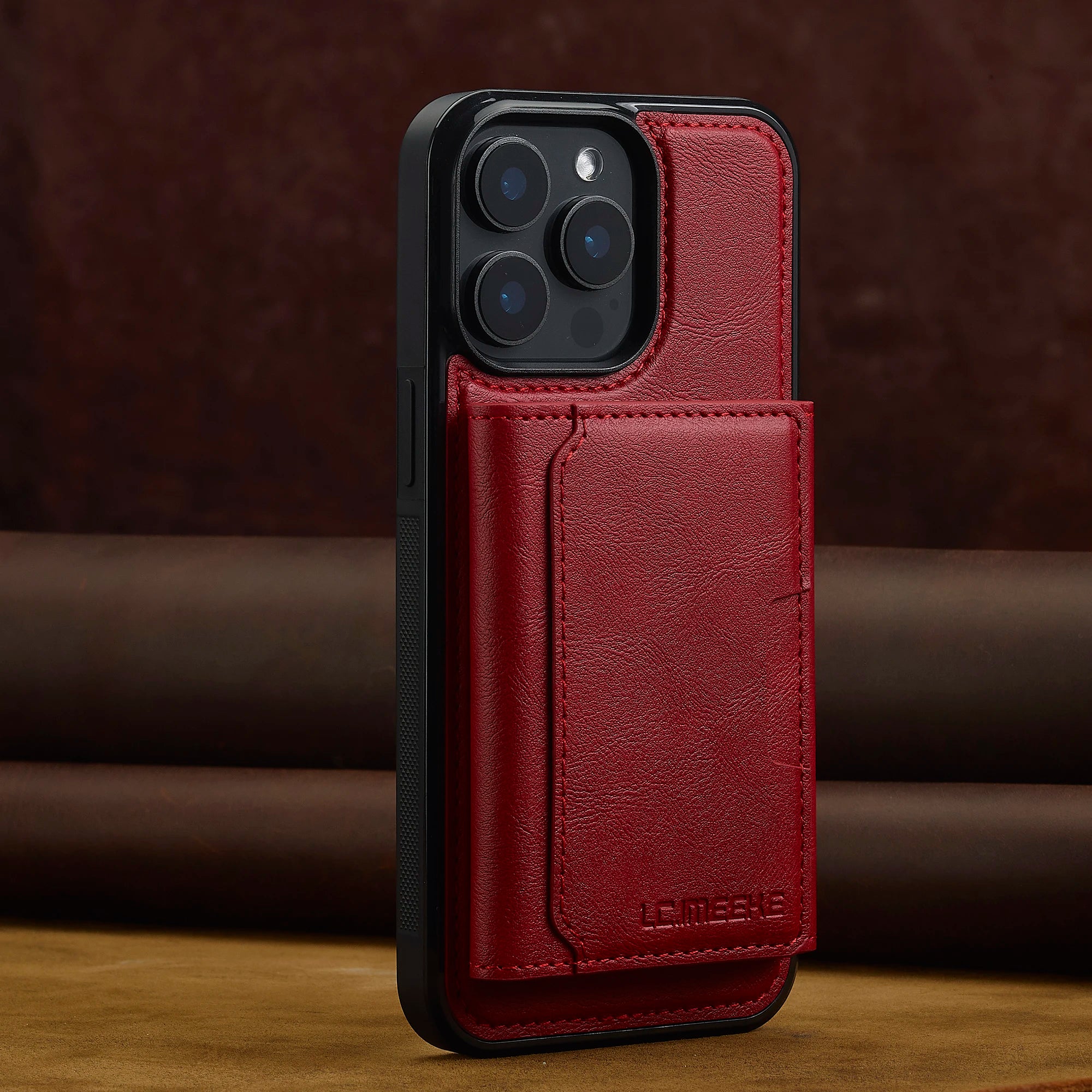 2 in 1 Detachable Magnetic Leather Case – for iPhone 15 Series - Phone Cases & Covers
