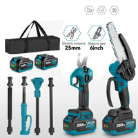 3-in-1 Brushless Telescoping Chainsaw & Pruner Kit - SnaggIt