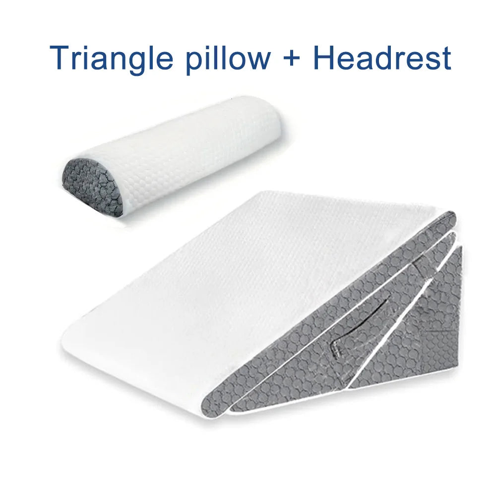 Wedge Pillow Set – Adjustable Folding Design for Comfort & Support by Snagg A Pillow