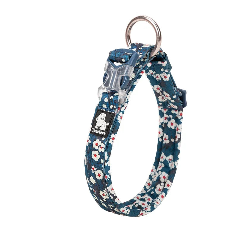 Floral Comfort Dog Collar by Snagg A Pet Collars
