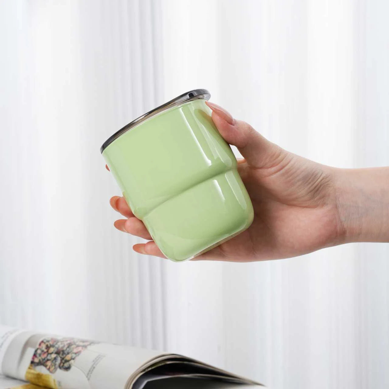 Stainless Steel Vacuum Tumbler Travel Mug On The Go by Snagg A Cup