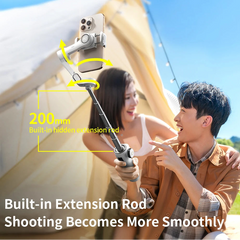 3-Axis Handheld Gimbal Phone Stabilizer with Extension Rod by Snagg A Phone Holder