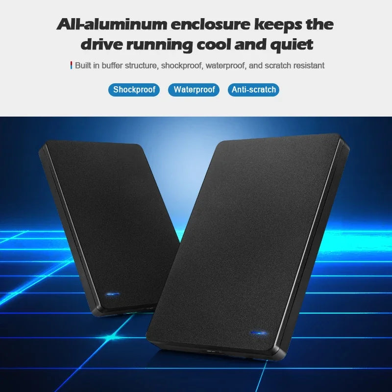 Portable External Hard Drive – USB 3.0 HDD with 320GB–1TB Capacity, 2.5″ by Snagg An External