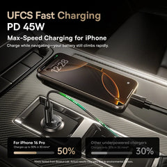 45W Mini Car Fast Charging Adapter by Snagg A Car Adapter