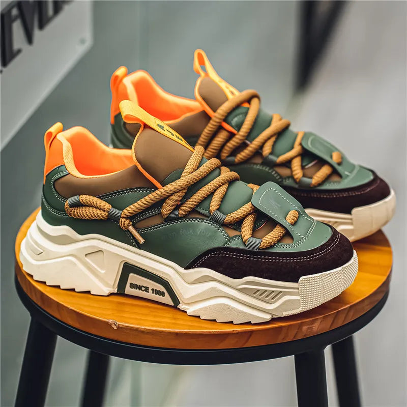 Men’s Low-Top Skateboard Sneakers by Snagg A Shoes