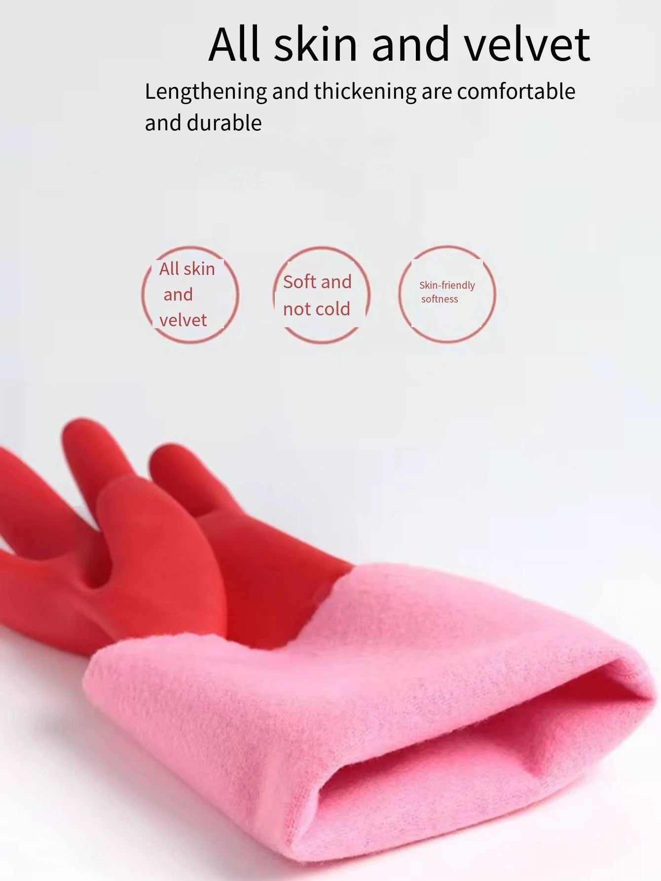 16 Inch PVC Cleaning Gloves Oil & Chemical Resistant by Snagg A Gloves