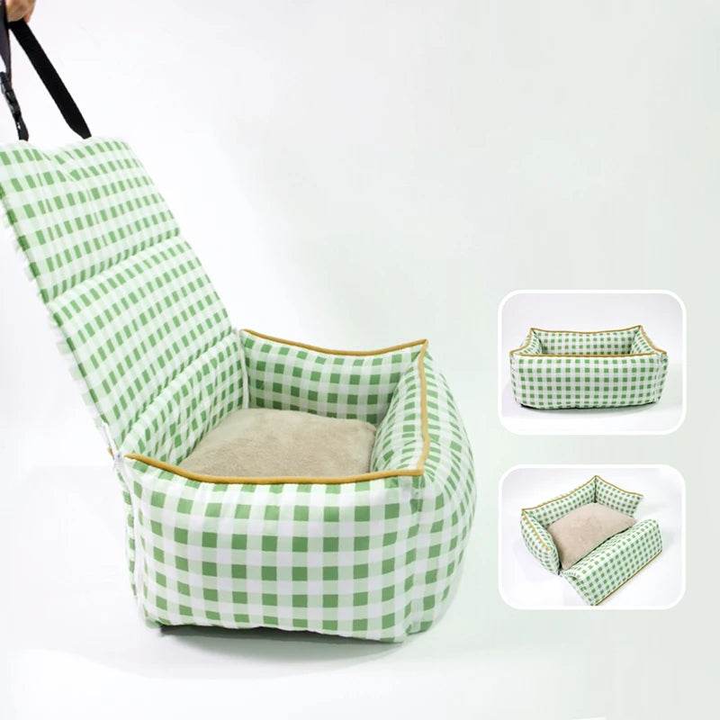 Detachable Dog Car Seat & Foldable Travel Bed - SnaggIt