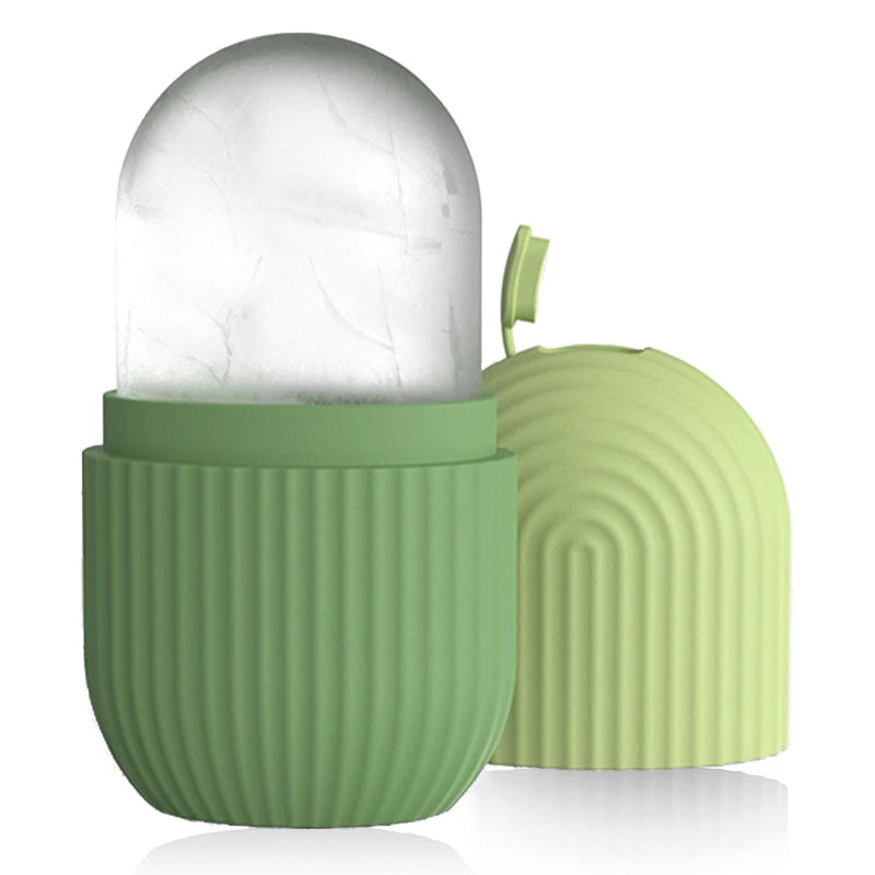 Silicone Ice Cube Facial Roller – Reusable Eye & Face Cooling