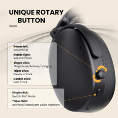 ANC Wireless Headphones | Bluetooth 5.4 Over-Ear Noise Cancelling Headset by Snagg A Headphone