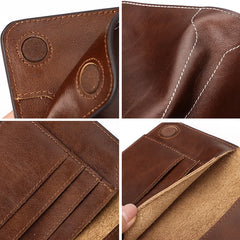 Genuine Leather RFID Passport Holder