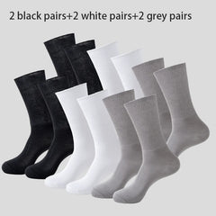 Men’s Diabetic Support Socks, Moisture Wicking, Non Binding Comfort (6 Pair )