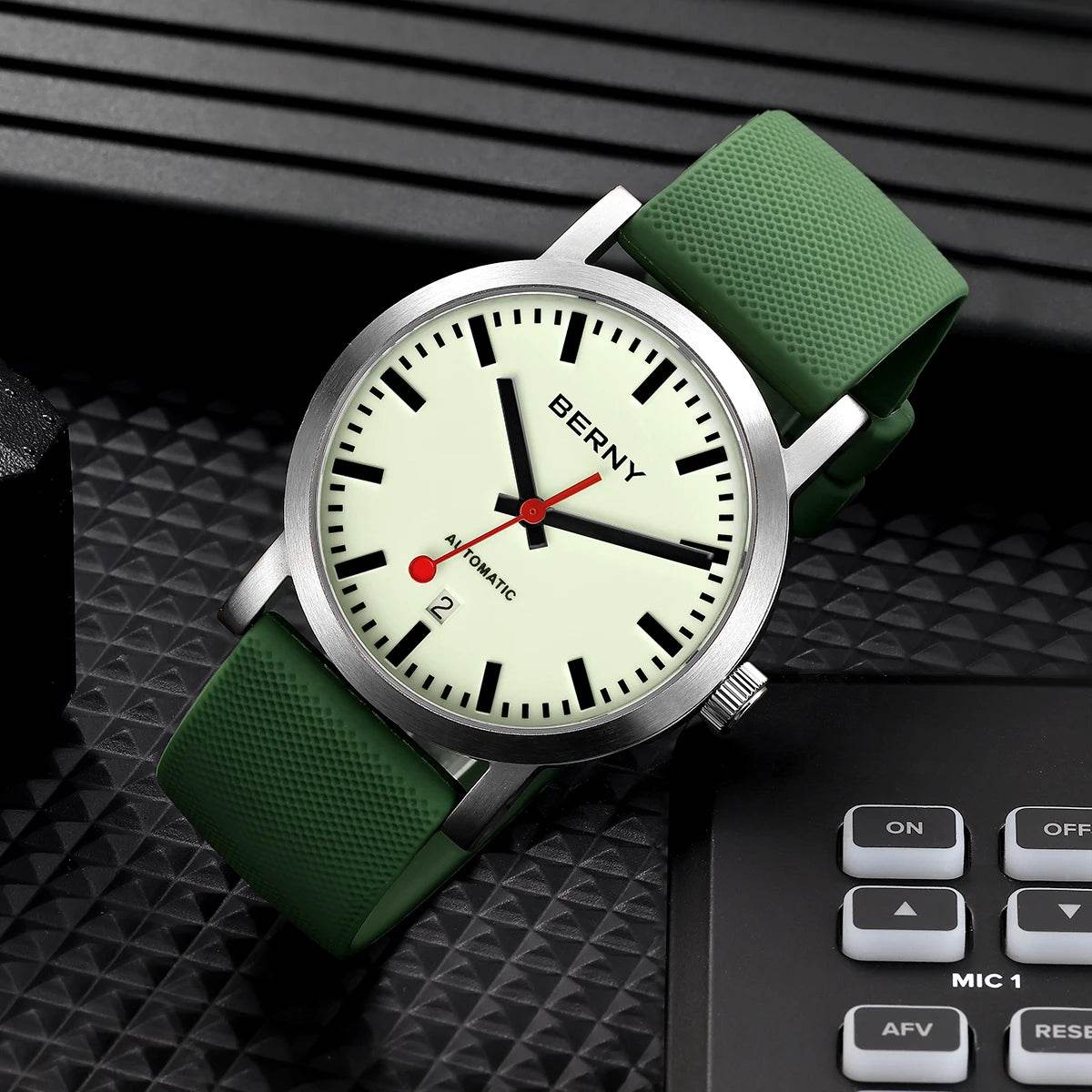 BERNY Automatic Railway Watch - SnaggIt