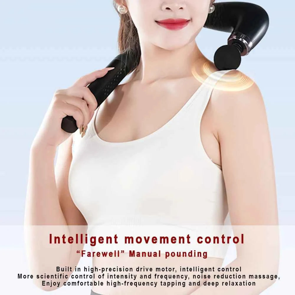 2025 Smart Electric Fascia Massage Gun – Deep Tissue Muscle Hammer