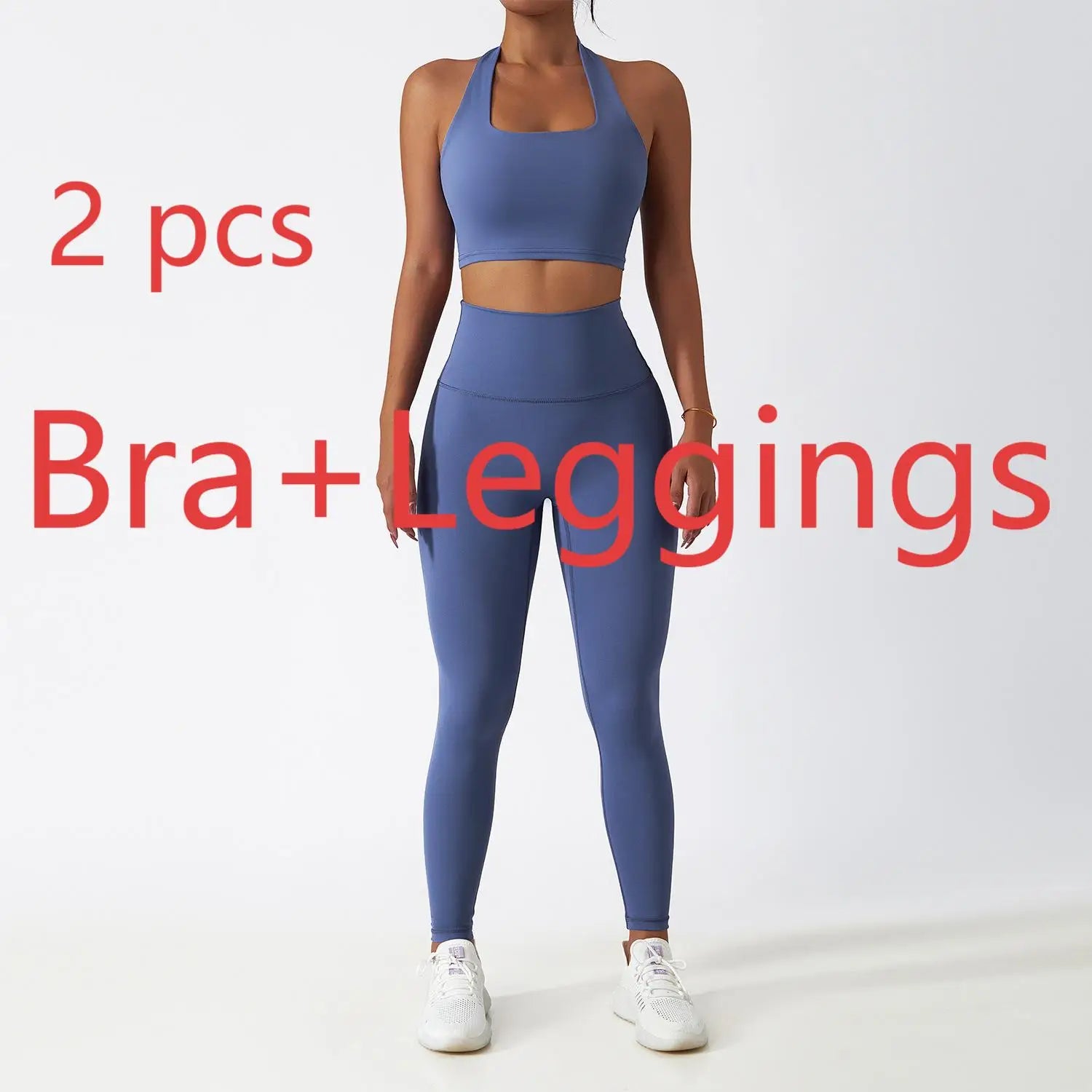 Women's 2/3-Piece Soft Breathable Yoga Set | High Waist Fitness Gym Suit Tracksuit Workout Clothes