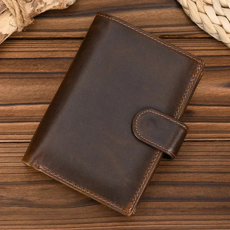 High-Quality Genuine Leather Short Wallet
