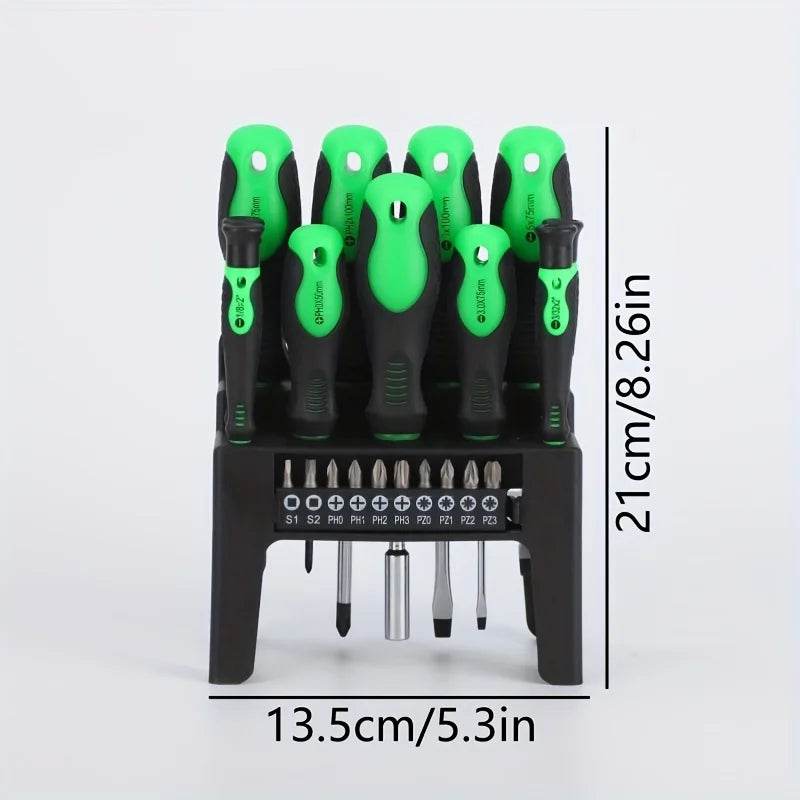 21/118-Piece Magnetic Screwdriver Set with Storage Case - SnaggIt