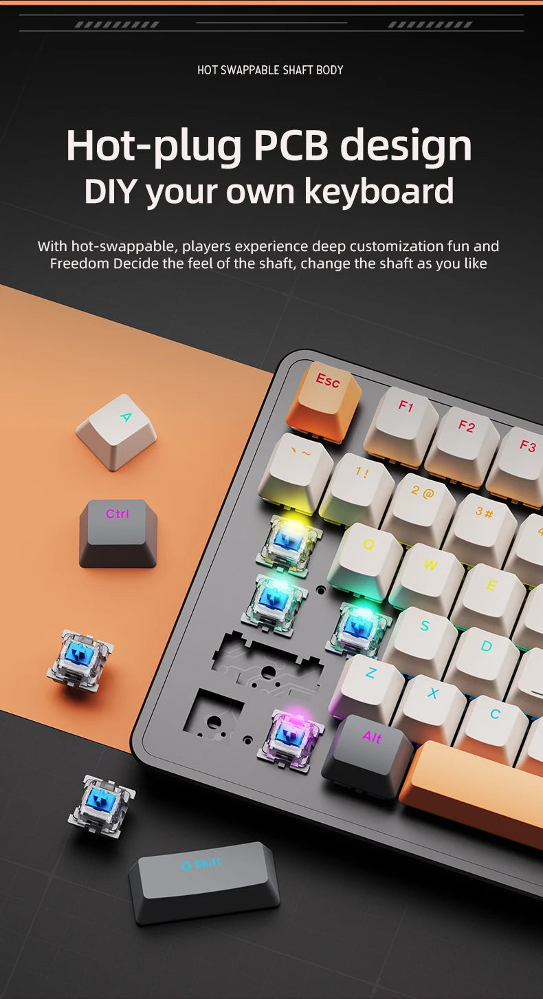 75% Wired Mechanical Keyboard by Snagg A Keyboard