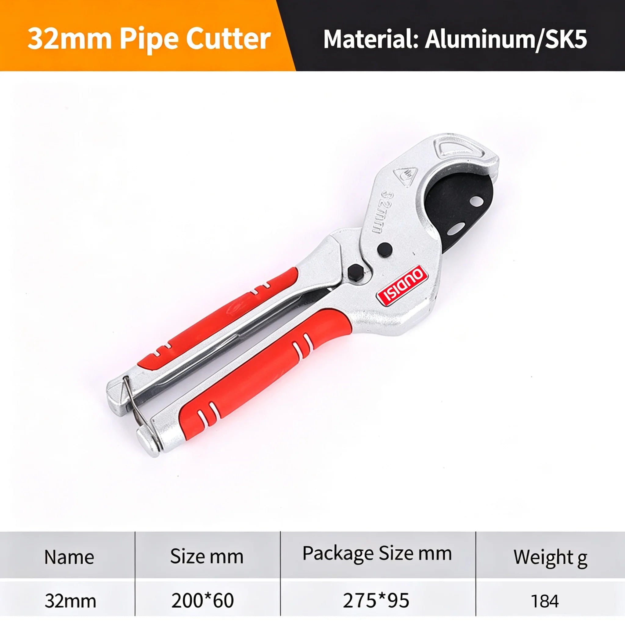 Ratchet pipe cutter with SK5 blade for PVC and PEX pipe – image 7