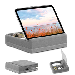 Tablet Pillow Stand with Storage by Snagg A Tablet Holder