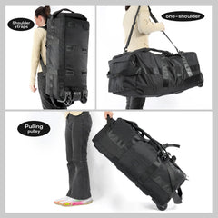 80L Rolling Duffle Bag with Wheels