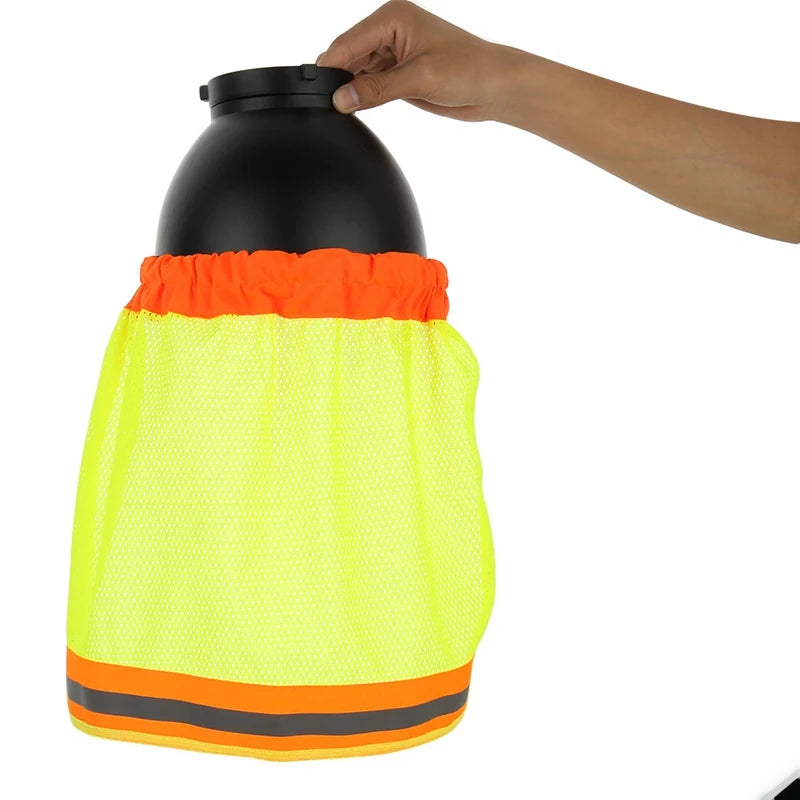 Reflective Stripe Neck Shield Safety For Hard Hats by Snagg A Neck Shield