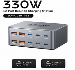 330W USB C Multiport Fast Charging Station For Laptop & Phones by Snagg A Charging Station