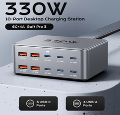 330W USB C Multiport Fast Charging Station For Laptop & Phones by Snagg A Charging Station