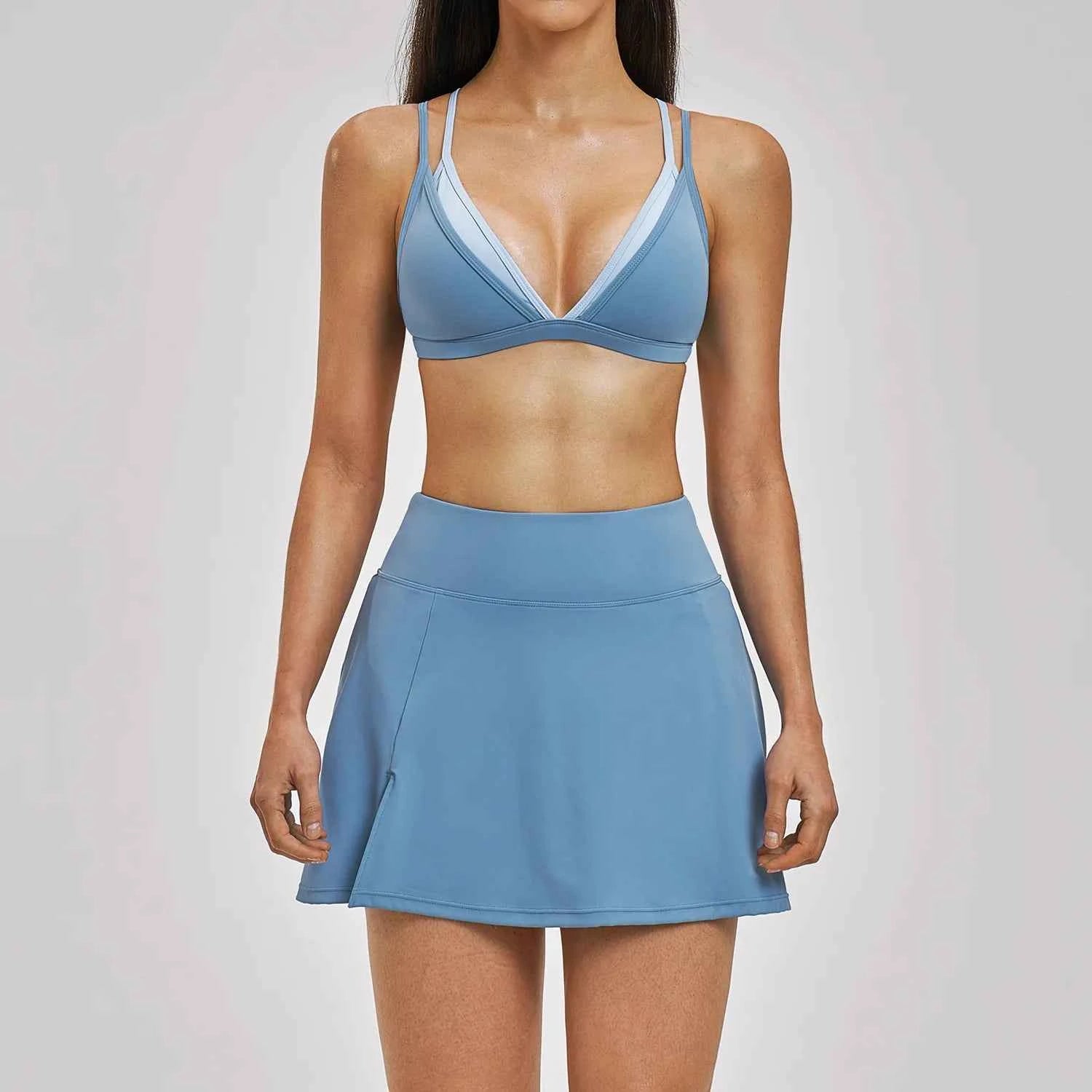 Women's 2-Piece Seamless Yoga Set | Sports Bra & High Waist Leggings Fitness Tracksuit