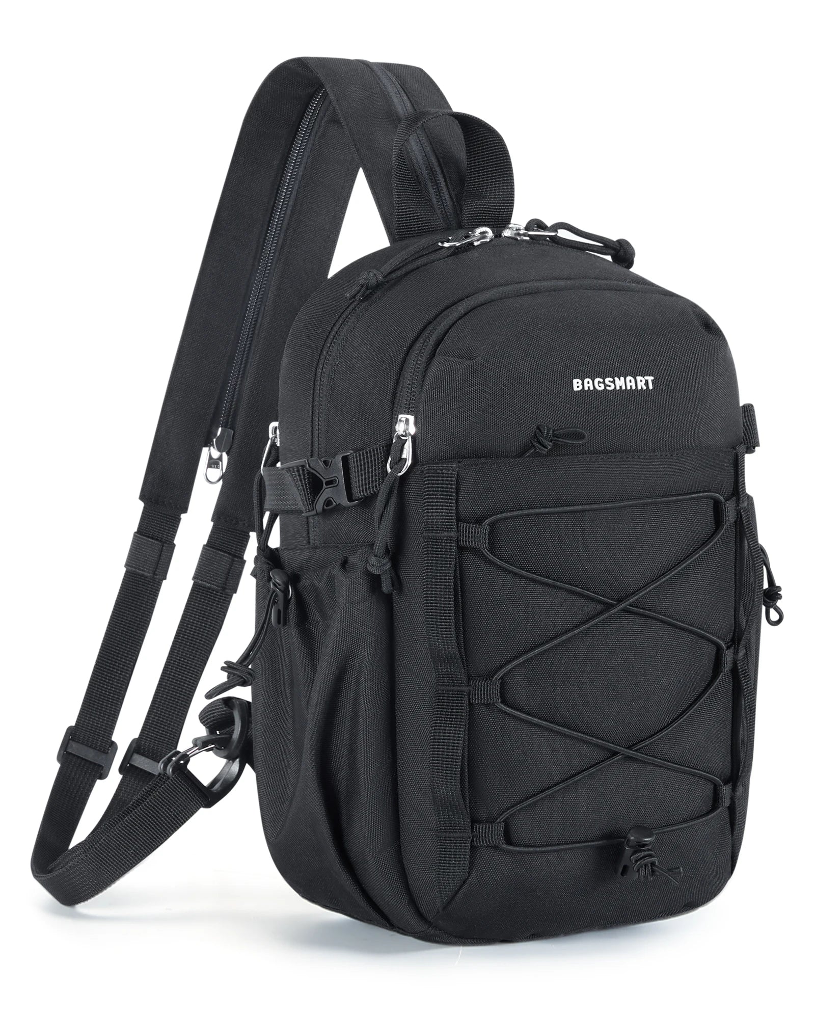 3-in-1 Sling Crossbody Backpack – Small Casual Travel & Sport Chest Shoulder Daypack (Below 20L)