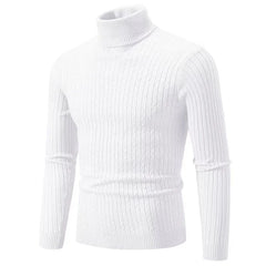 Men’s Essential Turtleneck Pullover | 2026 Winter High-Neck Knitted Sweater