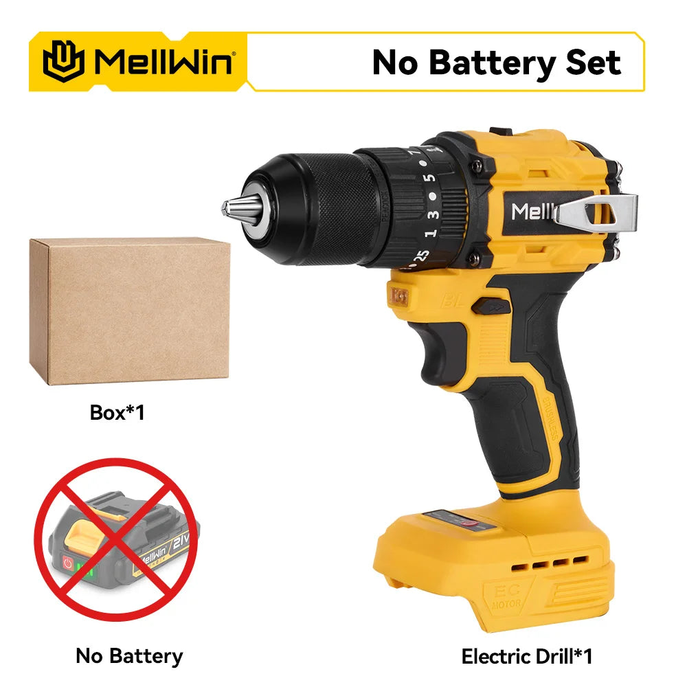 MELLWIN 480N·m Brushless Cordless Impact Drill