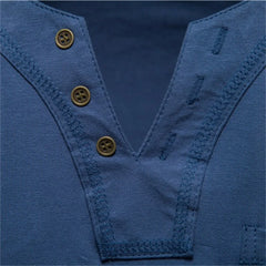 Cotton-Lycra V-Neck Tee | High-Elasticity Summer Essential