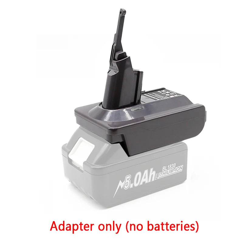 Dyson V6 V7 V8 battery converter with low-battery light – image 12