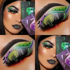 Professional 54 Color Gemstone Inspired Eye Shadow Collection – High Pigment Matte, Shimmer & Metallic Mega Palette