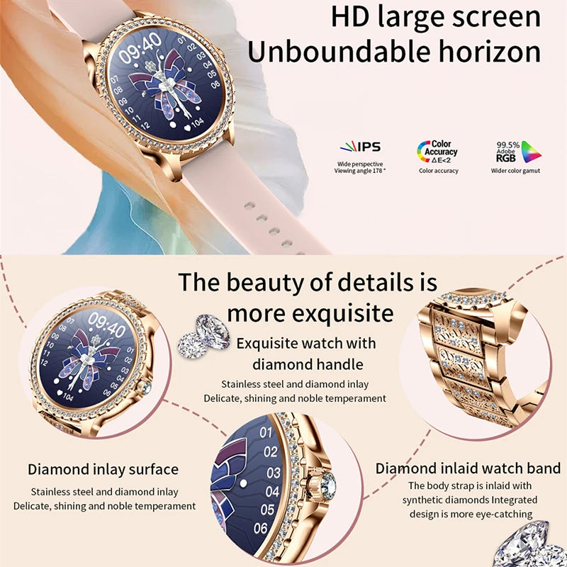 Diamond Band Ladies Smartwatch