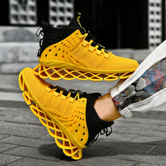 Men’s Casual Sneakers – Breathable Flyknit Trainers by Snagg A Shoes
