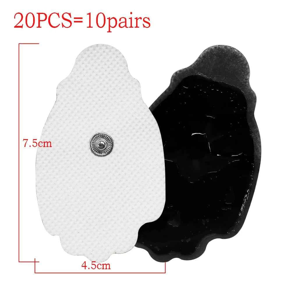 Electric TENS EMS Electrode Pads – Reusable Gel Therapy Replacement Pads