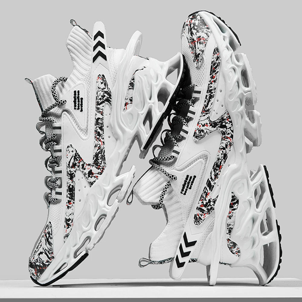 Men’s Air Mesh Sneakers – Casual Trainers with Anti-Odor Comfort by Snagg A Shoes