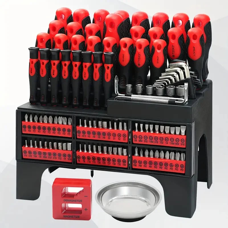 118-Piece Magnetic Precision Screwdriver & Bit Set