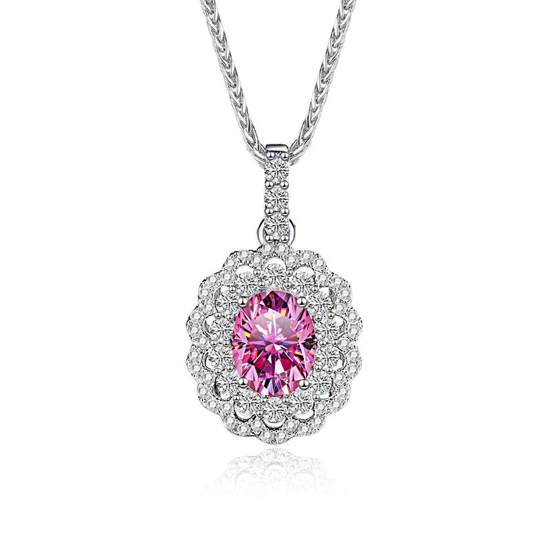 2ct Moissanite Ring & Necklace Set