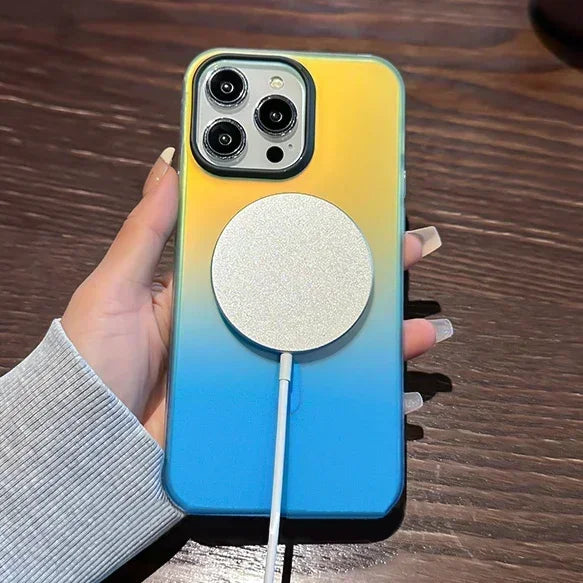 Laser Gradient MagSafe Shockproof Case – for iPhone 17 Series - Phone Cases & Covers